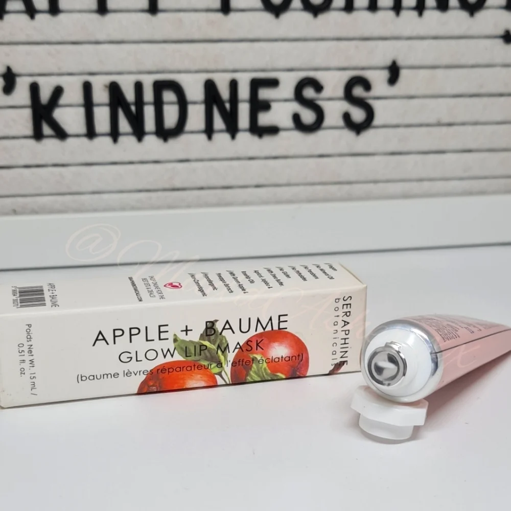 Seraphine Botanicals: Apple + Baume Glow Lip Mask -BNIB!